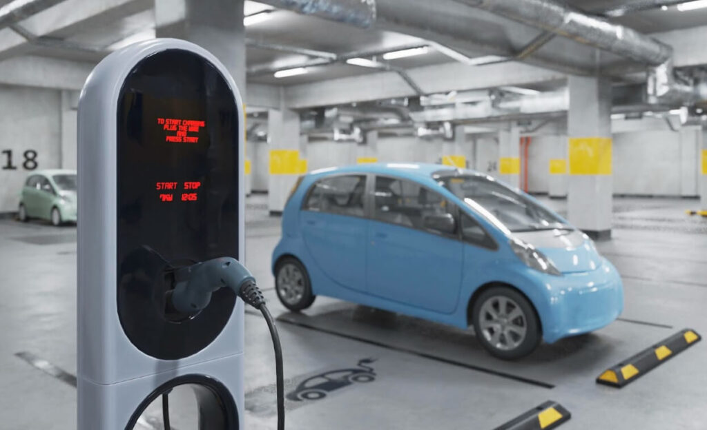 Commercial EV charger