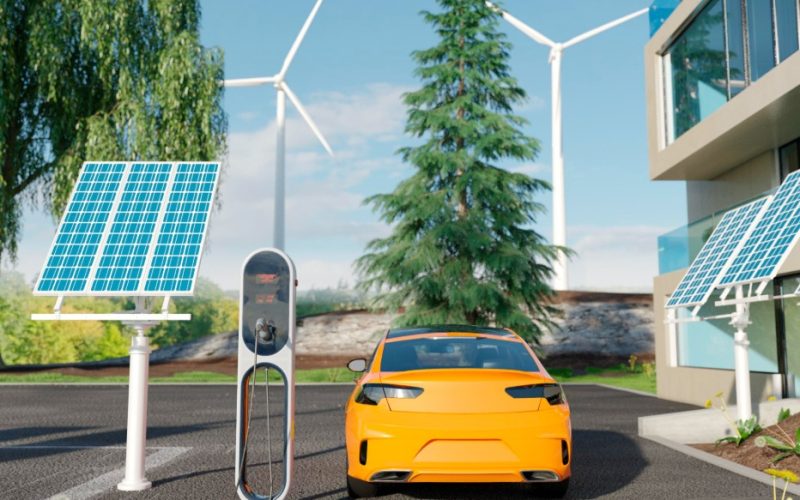 Solar-Powered EV Chargers